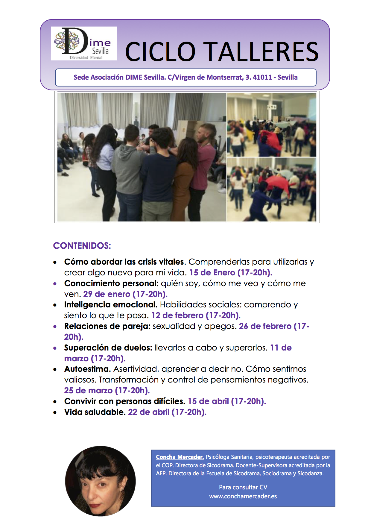 Cartel Ciclo Talleres con dire copia